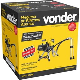 Máquina de Pintura Epoxi Airless 3,5 hp 220 V MPA 350B VONDER - 5
