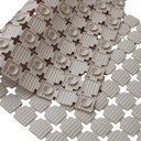 Ver imagem 5 de Tapete para Banheiro Deck para Box Flex Bege 36x68cm Kapazi