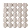 Tapete para Banheiro Deck para Box Flex Bege 36x68cm Kapazi - 2