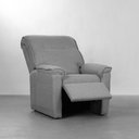 Ver imagem 2 de Poltrona Goya Reclinável Trend - Cinza Brita Abra Casa