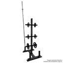 Ver imagem 5 de Suporte para Anilhas e Barras Athletic Extreme 240kg 4 Barras Organizador Semiprofissional