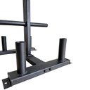 Ver imagem 3 de Suporte para Anilhas e Barras Athletic Extreme 240kg 4 Barras Organizador Semiprofissional