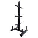 Ver imagem 2 de Suporte para Anilhas e Barras Athletic Extreme 240kg 4 Barras Organizador Semiprofissional