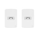 Ver imagem 1 de Kit C/2 Tomada 10a 2p+t 250v com Placa 4x2 Branco Weg Composé