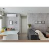 Revestimento Decorativo Textura Cimento Queimado Lavável Papel de Parede Vinílico Realista Impermeáv - 1
