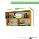 Ver imagem 4 de Armário Aéreo para Cozinha 3 Portas 100% Mdf Paloma