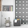 Adesivo Parede Infantil Quarto Sala Coração 5x6cm Branca - 5