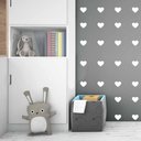 Ver imagem 5 de Adesivo Parede Infantil Quarto Sala Coração 5x6cm Branca