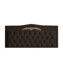 Ver imagem 1 de Cabeceira de Cama Box Painel Barcelona King 195 Cm Retro Capitonê Botão Encapados Suede Marrom do La