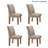 Kit 4 Cadeiras Estofadas Espanha Espresso Móveis - 2
