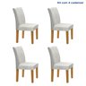 Kit 4 Cadeiras Estofadas Espanha Espresso Móveis - 2