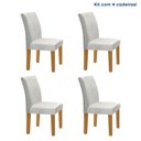 Ver imagem 2 de Kit 4 Cadeiras Estofadas Espanha Espresso Móveis