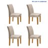 Kit 4 Cadeiras Estofadas Espanha Espresso Móveis - 2