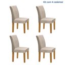 Ver imagem 2 de Kit 4 Cadeiras Estofadas Espanha Espresso Móveis