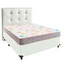Ver imagem 1 de Kit Cabeceira + Cama Box + Colchão Casal D20 D20 Inducol