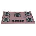 Ver imagem 1 de Cooktop 5bocas Ultra Chama 127/220v Marmo Rosa
