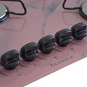 Ver imagem 3 de Cooktop 5bocas Ultra Chama 127/220v Marmo Rosa