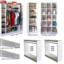 Ver imagem 5 de Closet Modulado com Armários Araras e Balcão Arara