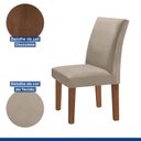 Ver imagem 5 de Kit 6 Cadeiras Estofadas Espanha Espresso Móveis