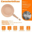 Ver imagem 7 de Frigideira Indução Revestimento Antiaderente Cerâmica 20cm