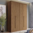 Ver imagem 1 de Guarda-roupa Casal Buriti 4 Portas 2 Gavetas Ripado Flex Jatoba 16244 - Santos Andirá