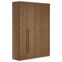 Ver imagem 6 de Guarda-roupa Casal Buriti 4 Portas 2 Gavetas Ripado Flex Jatoba 16244 - Santos Andirá