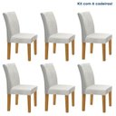 Ver imagem 1 de Kit 6 Cadeiras Estofadas Espanha Espresso Móveis