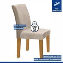Ver imagem 4 de Kit 6 Cadeiras Estofadas Espanha Espresso Móveis