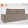 Sofá Daytona 2,00M Assento Retrátil e Reclinável Velosuede Bege - Netsofás - 6