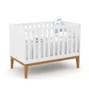 Ver imagem 5 de Jogo de Quarto Infantil Unique com Cômoda 3 Gavetas e Berço Branco Soft/eco Wood - Matic Móveis