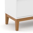 Ver imagem 4 de Jogo de Quarto Infantil Unique com Cômoda 3 Gavetas e Berço Branco Soft/eco Wood - Matic Móveis