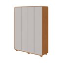 Ver imagem 2 de Roupeiro Bellagio (1840) 04Pts c/Pes Amendoa Clean/Off White