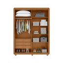 Ver imagem 3 de Roupeiro Bellagio (1840) 04Pts c/Pes Amendoa Clean/Off White
