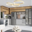 Ver imagem 3 de Cozinha Modulada 15 Peças 11 Aéreos 3 Balcões 1 Cristaleira Nara CabeCasa MadeiraOriginals