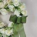 Ver imagem 5 de Guirlanda Coração Rosa Branca 60x55