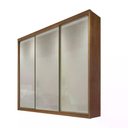 Ver imagem 2 de Guarda Roupa Diamond 3 Portas 6 Gavetas Cor:cumaru Fendi