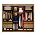 Ver imagem 5 de Guarda Roupa Diamond 3 Portas 6 Gavetas Cor:cumaru Fendi