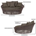 Ver imagem 2 de Chaise Hungria Alumínio Pintura Preta Corda Náutica E9 Trama Original