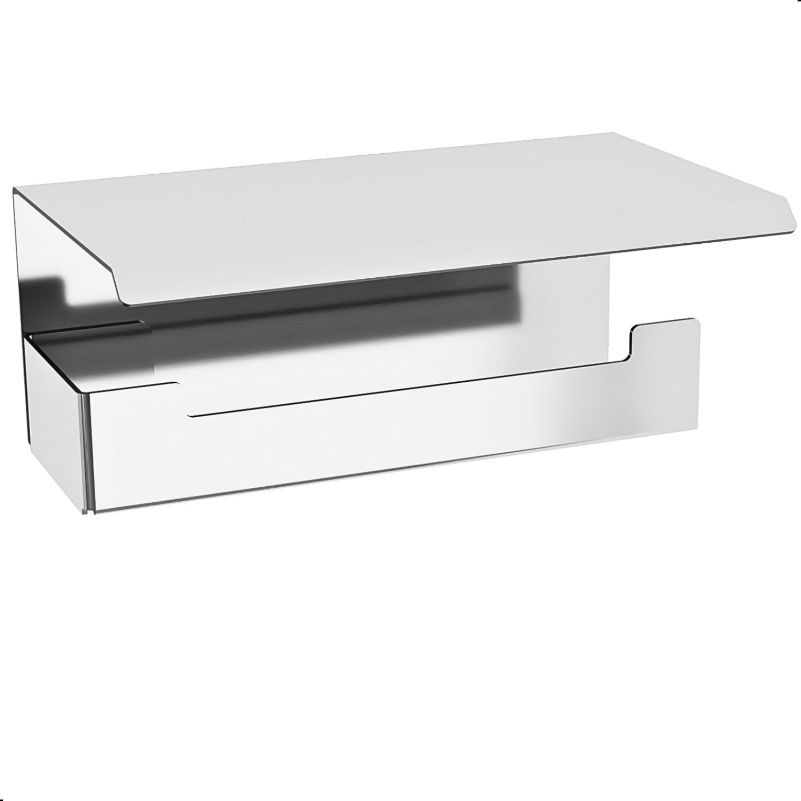 Suporte Papel Higiênico com Adesivo na Parede Inox F.elg - 3