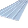 Painel Ripado Compacto 274x25cm Larg. 4 Unid. - Mdf - Branco Tx - Talatto - 1