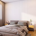 Ver imagem 1 de Painel Ripado Compacto 274x25cm Larg. 4 Unid. - Mdf - Branco Tx - Talatto