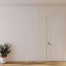 Painel Ripado Compacto 274x25cm Larg. 4 Unid. - Mdf - Branco Tx - Talatto - 4