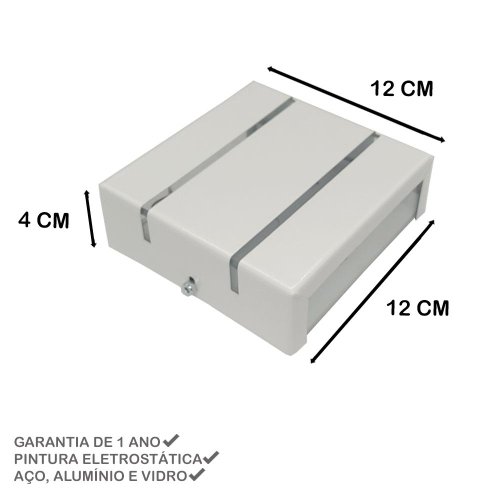 Arandela 2 Frisos Moderna, Luminária Slim - Para Ambientes Internos e  Externos Mf103