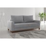 Sofá 3 Lugares Palazo Linho Cinza 180cm - 2