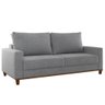 Sofá 3 Lugares Palazo Linho Cinza 180cm - 1