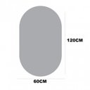 Ver imagem 2 de Espelho Oval Grande 120 X 60 Moderno Lapidado com Suporte