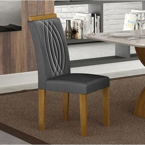 Cadeira para Mesa de Jantar 2 Unidades Doha Mdf - Leifer