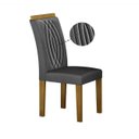 Ver imagem 3 de Cadeira para Mesa de Jantar 2 Unidades Doha Mdf - Leifer