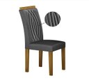 Ver imagem 3 de Cadeira para Mesa de Jantar 2 Unidades Doha Mdf - Leifer