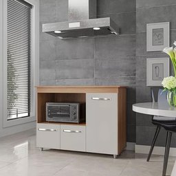 Balcão de Cozinha P/ Microondas Forno Elétrico Multiuso Liza - 2